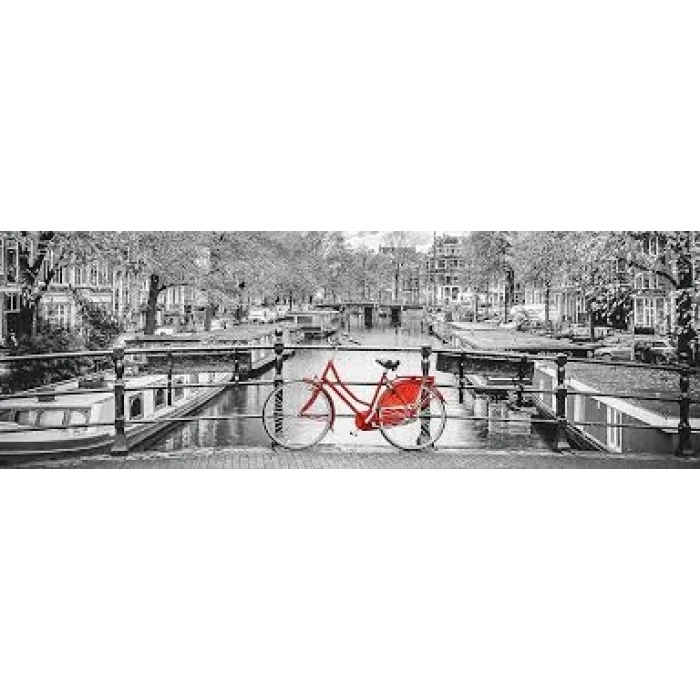 Clementoni 39440 Yetişkin Panorama Puzzle Amsterdam Bicycle 1000 Parça