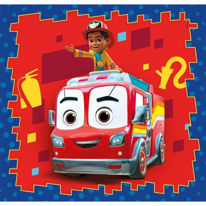 CLEMENTONI 3x48 Super Kolor Firebuds Puzzle 25311