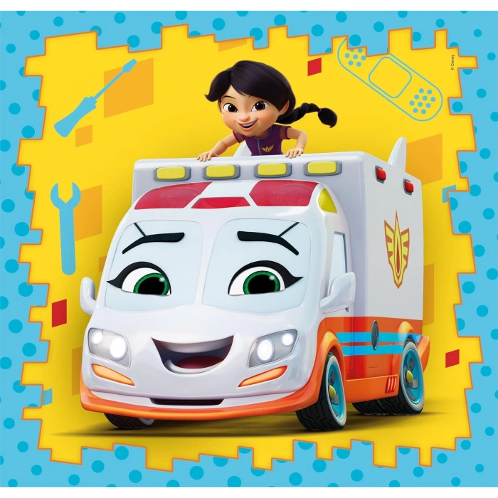 CLEMENTONI 3x48 Super Kolor Firebuds Puzzle 25311