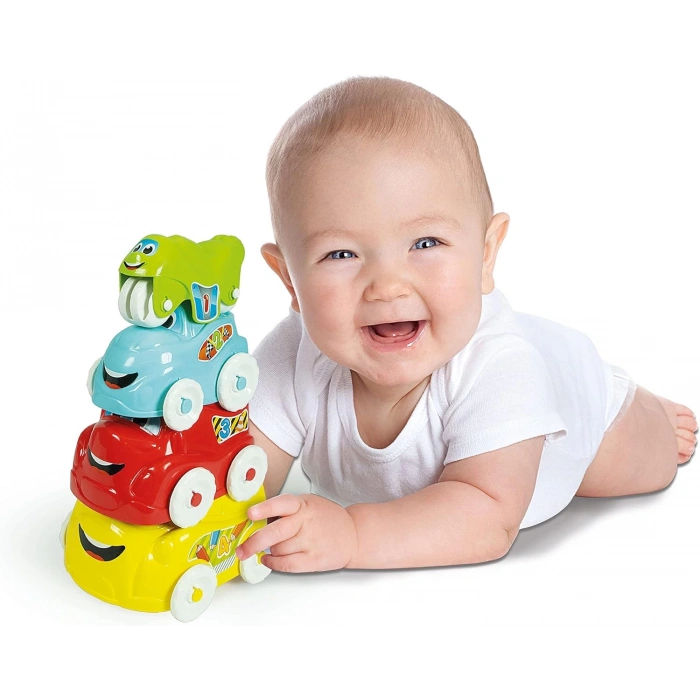 Clementoni Baby 17111 Renkli Araçlar Oyuncak