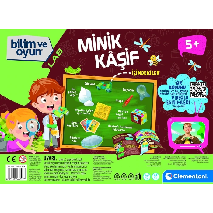 Clementoni Bilim ve Oyun Minik Kaşif 64197