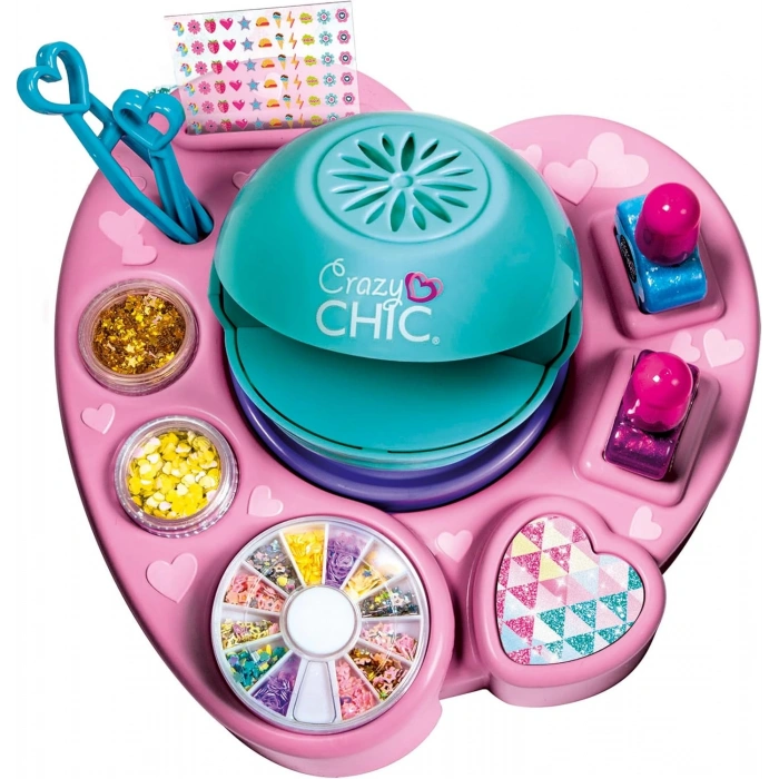 Clementoni Crazy Chic Havalı Tırnak Tasarımları