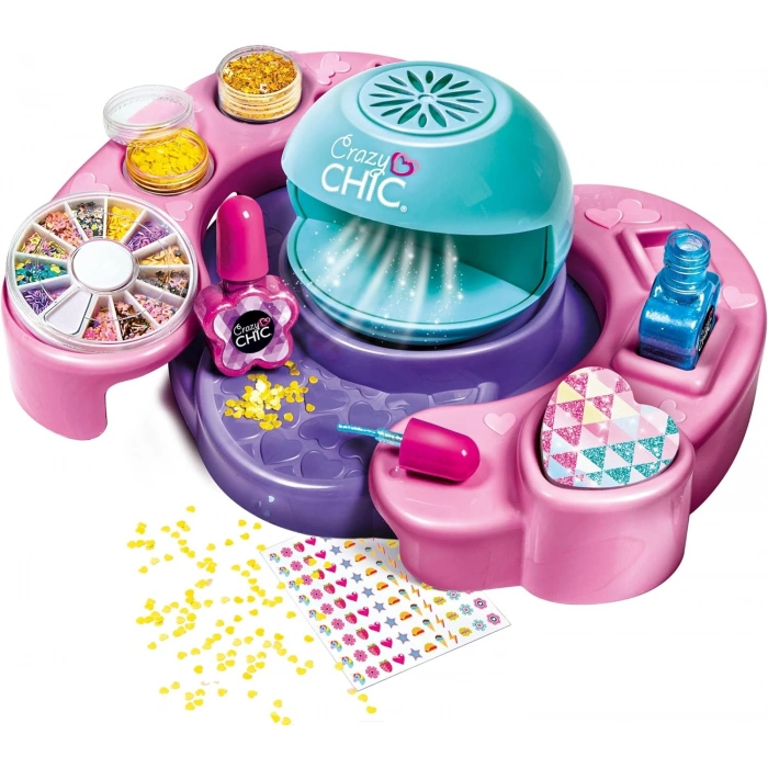 Clementoni Crazy Chic Havalı Tırnak Tasarımları