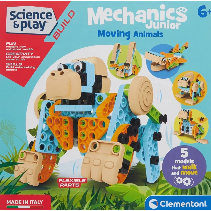 Clementoni Mechanics Junior Hareketli Hayvanlar Oyuncak 75060