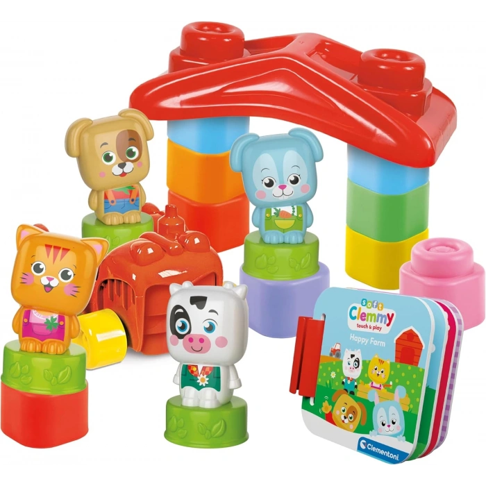 Clementoni Soft Clemmy Yumuşak Blok Bebek Hayvanlar Çiftliği 17884