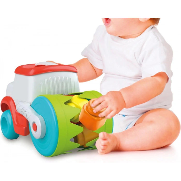 Clementoni Soft Clemmy Yumuşak Blok Duyusal Silindir Kamyon 17495