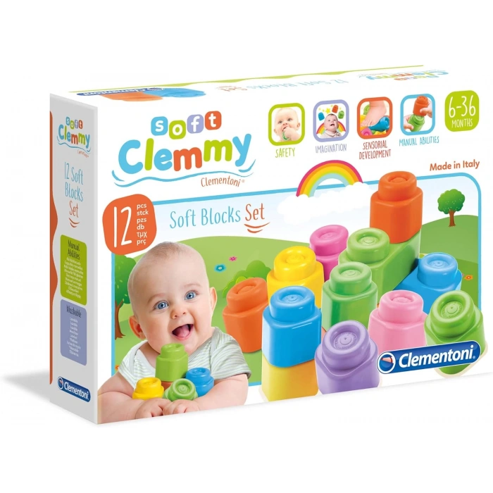 Clementoni Soft Clemmy Yumuşak Blok Seti Oyuncak 14706