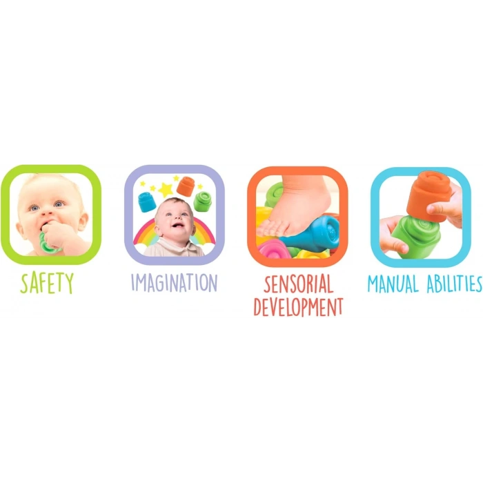 Clementoni Soft Clemmy Yumuşak Blok Seti Oyuncak 14706