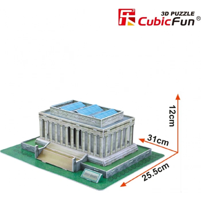 Cubic Fun 3D Puzzle 42 Parça Lincoln Anıtı Usa C104H