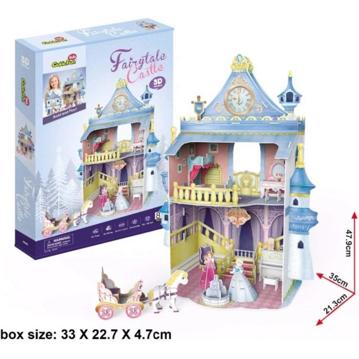Cubic Fun Fairytale Castle 3D Puzzle 81 Parça