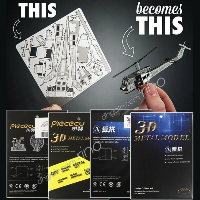 DIY 3D METAL PUZZLE EYFEL KULESİ