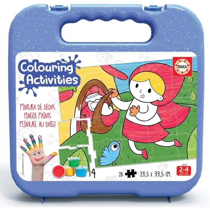 Educa 20 Parça Kırmızı Başlıklı Kız Boyama Yapbozu 18210