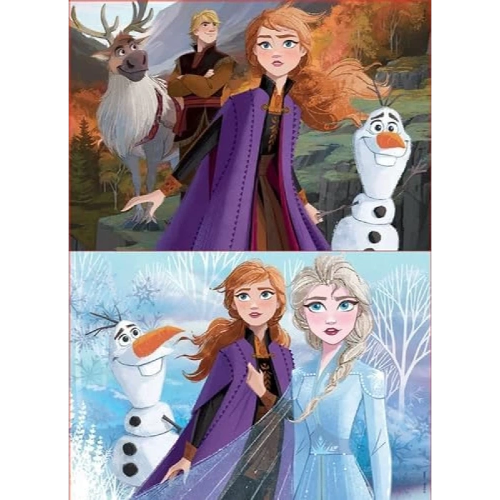 Educa 2x50 Frozen 2 Puzzle 18086 Ahşap Puzzle