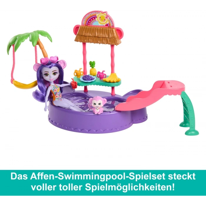 Enchantimals Eğlenceli Havuz Partisi Oyun Seti HTW73