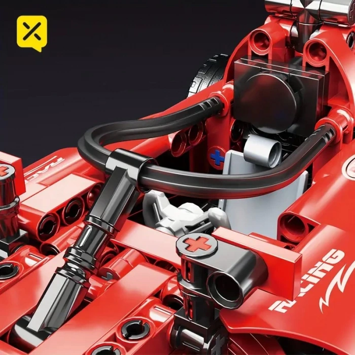 F1 FORMULA YARIŞ ARACI 6+ YAŞ 455 PARÇA PULL BACK ÇEK BIRAK  YAPI BLOK HEDİYELİK OYUNCAK