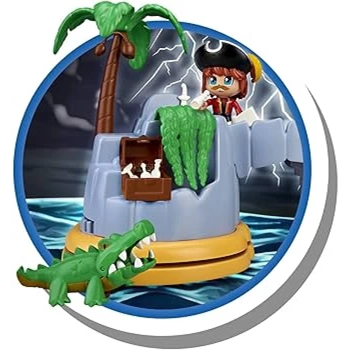 Feber Pinypon Macera- Kaptan Cayman Korsan Adası 2 Figürlü, 4 ile 8 Yaşında Çocuklar için (700015637)