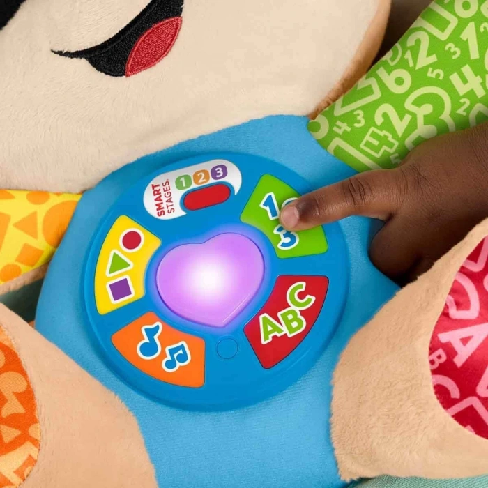 Fisher-Price Eğlen ve Öğren Yaşa Göre Gelişim Köpekçik, birden fazla dilde, bebek oyuncağı JFD25