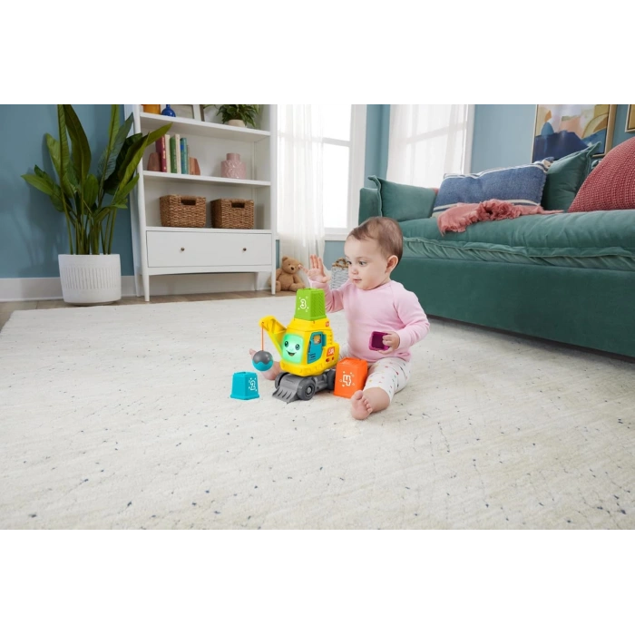 Fisher Price Sesli Ve Işıklı Eğitici Vinç Hwy62