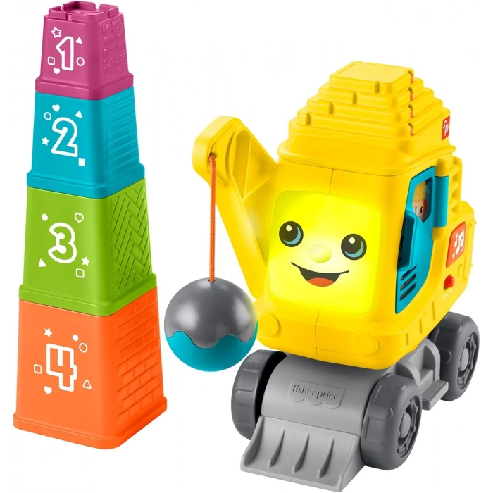 Fisher Price Sesli Ve Işıklı Eğitici Vinç Hwy62