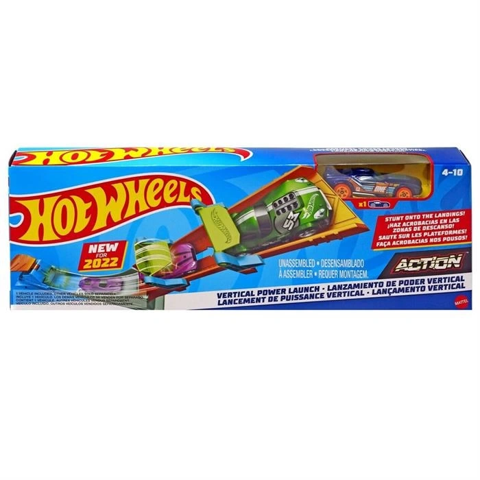 Hot Wheels Akrobasi Atlayışı Yarış Seti FTH79 HFY69 - Renkli