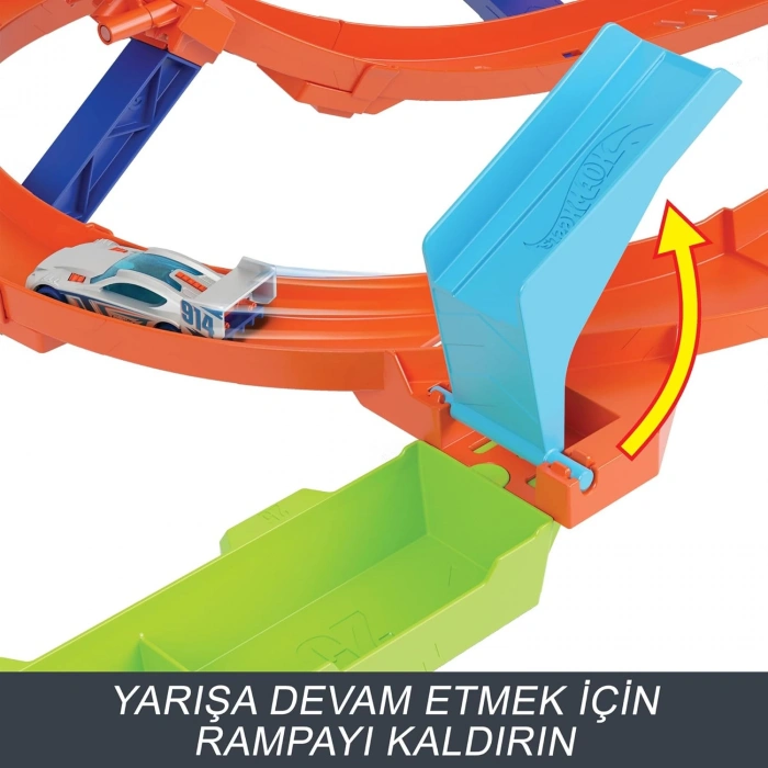 Hot Wheels Bumerang Çemberli Yarış Pisti HTK16