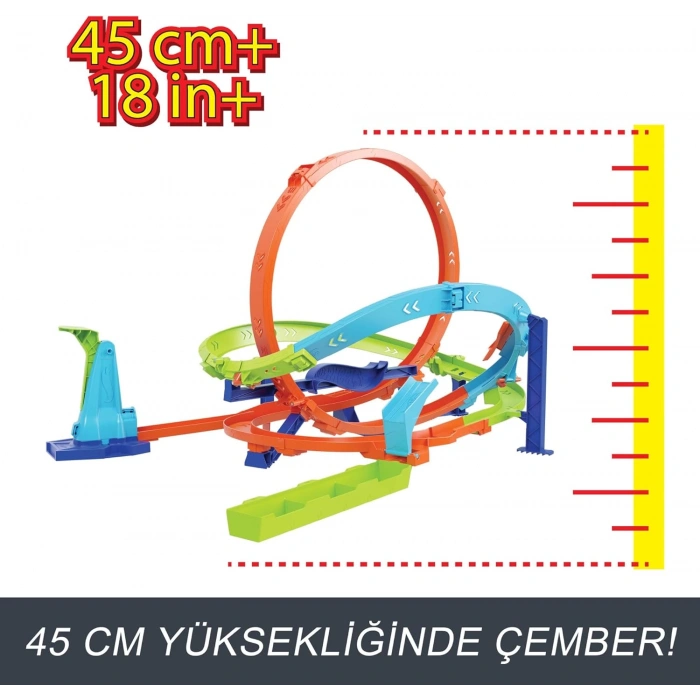 Hot Wheels Bumerang Çemberli Yarış Pisti HTK16