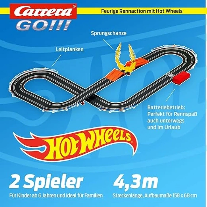 Hot Wheels Carrera Go 4,3m Yarış Pisti