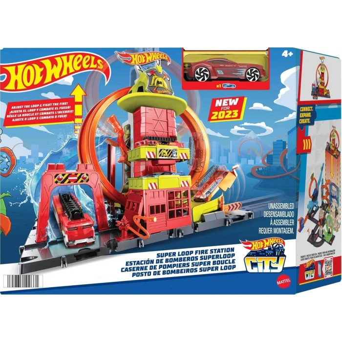 Hot Wheels Çember Pistli Iftaiye Istasyonu Hkx41