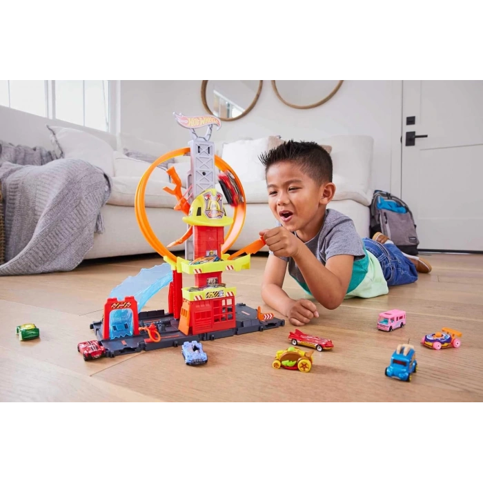 Hot Wheels Çember Pistli Iftaiye Istasyonu Hkx41