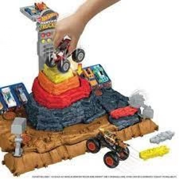 Hot Wheels Monster HNB96 Monster Trucks Muhteşem Çarpışma Arenası