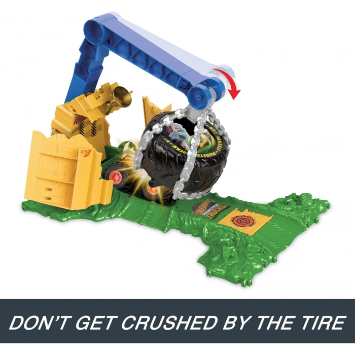 HOT WHEELS Monster Trucks Arenada Rhinomite Mücadelesi HTP18