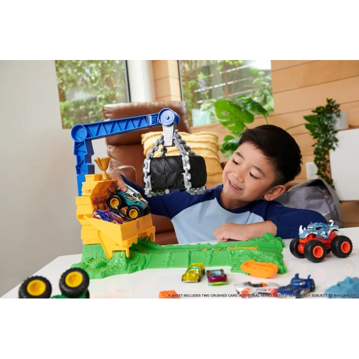 HOT WHEELS Monster Trucks Arenada Rhinomite Mücadelesi HTP18