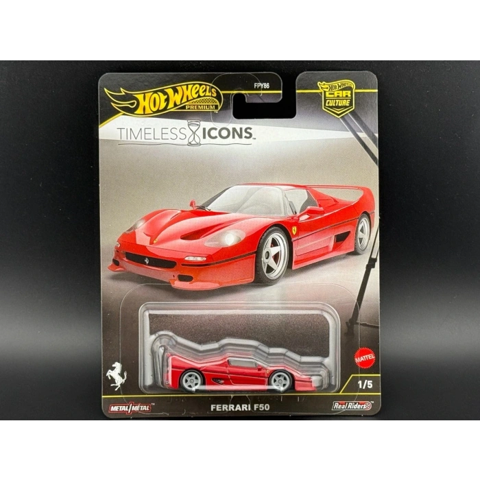 Hot Wheels Premium Car Culture Timeless Icons Ferrarı F50 JBK56
