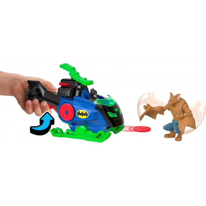 Imaginext DC Super Friends Batcopter ve Man-Bat Oyun Seti JML97