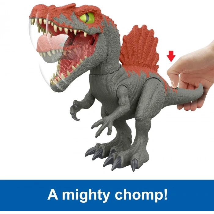 Jurassıc World Crushıvores Spinosaurus Cage Crashera HTP71