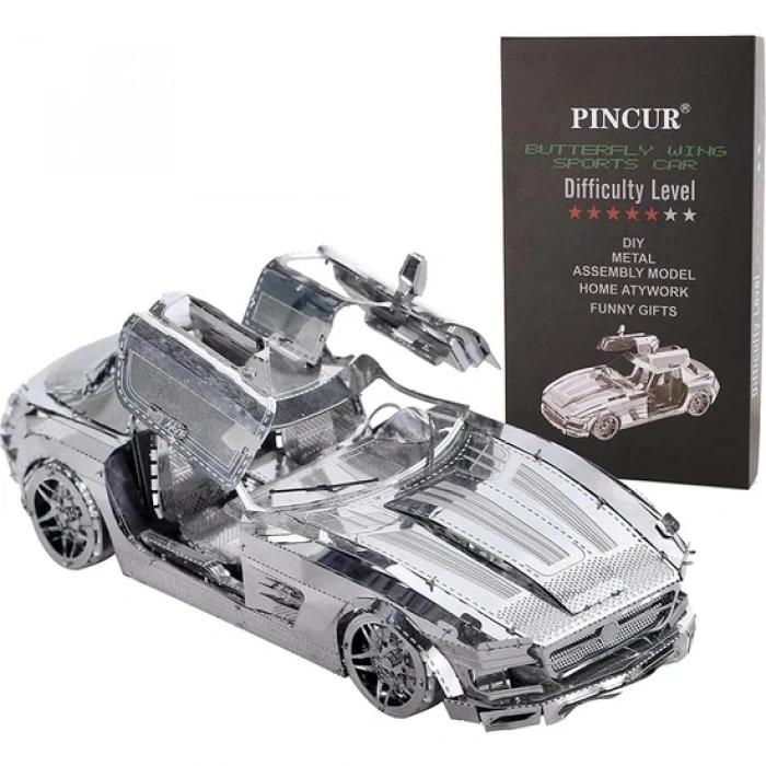 KELEBEK KANAT SPOR ARABA 3D Metal Maket Bulmaca Puzzle modeli kitleri DIY 14+ Yaş 85+ parça