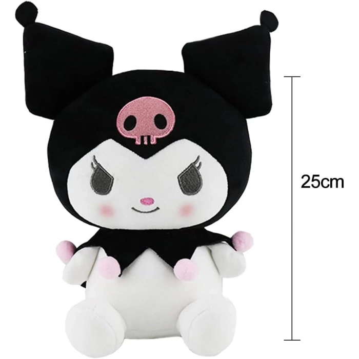 Kuromi Hello Kitty 25 Cm Peluş Oyuncak Sanrio Kuromi Plush Hediyelik Oyuncak