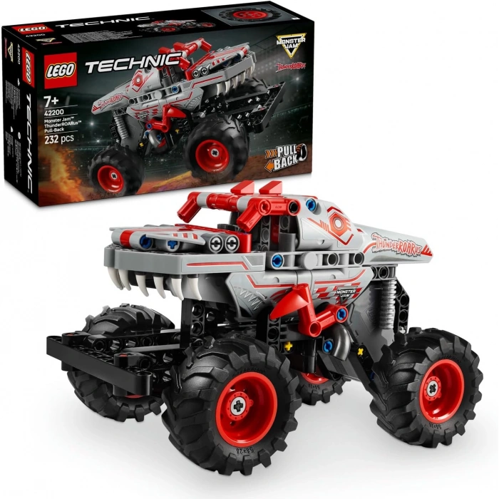 LEGO 42200 Technic Monster Jam Thunder ROARu Çek-Bırak Oyuncak Kamyon (232 Parça)