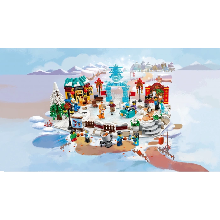 LEGO 80109 Chinese Festivals Yeni Ay Yılı Buz Festivali (1519 Parça )