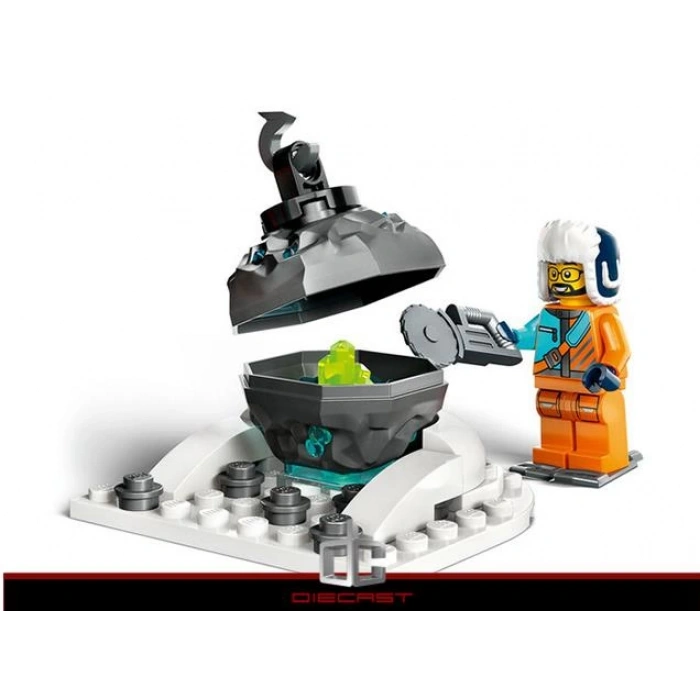 LEGO® City Kutup Keşif Kamyonu ve Mobil Laboratuvarı 60378 Oyuncak Yapım Seti (489 Parça)