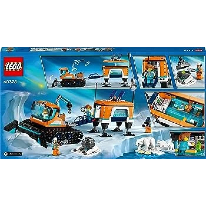 LEGO® City Kutup Keşif Kamyonu ve Mobil Laboratuvarı 60378 Oyuncak Yapım Seti (489 Parça)