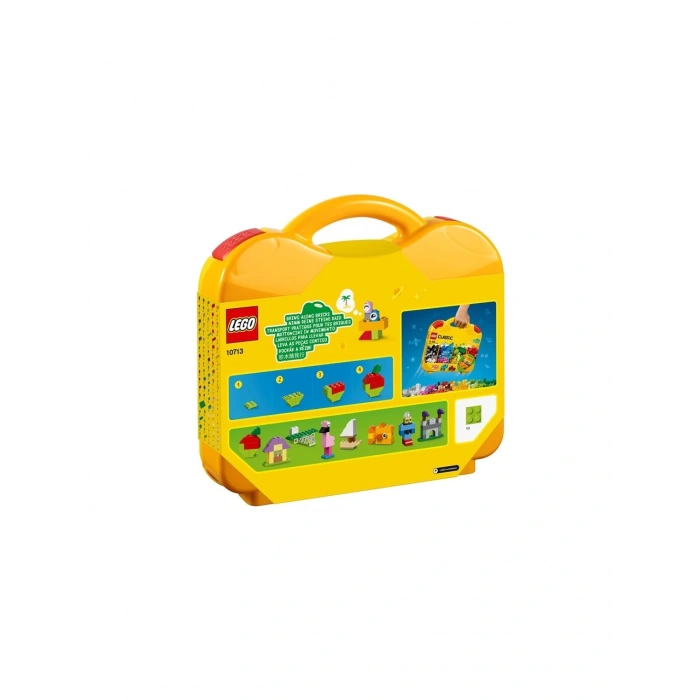 LEGO Classic Yaratıcı Çanta 10713 - 4 Yaş ve Üzeri Çocuklar için Farklı Şekiller İçeren Yaratıcı Oyuncak Yapım Seti (213 Parça)