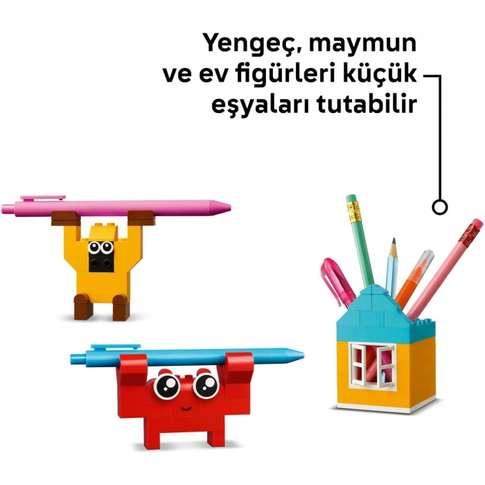 LEGO Classic Yaratıcı Mutlu Kutu 11042-5 Yaş ve Üzeri Çocuklar İçin Yaratıcı ve Eğlenceli Oyuncak Yapım Seti (680 Parça)