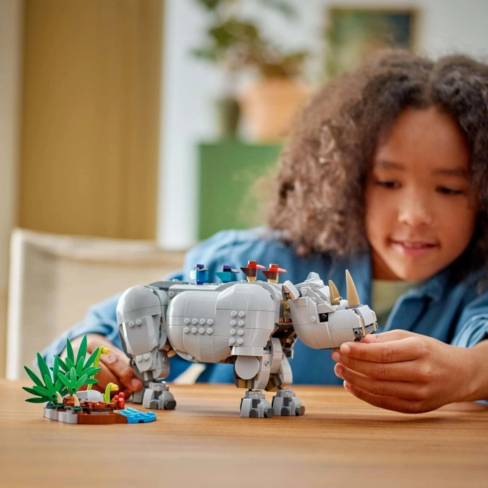 LEGO Creator 3ü 1 Arada Muhteşem Gergedan ile Kuşlar 31171