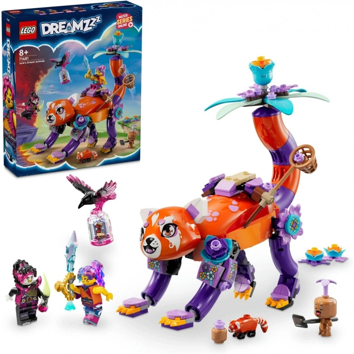 LEGO DREAMZzz Izzienin Düş Hayvanları 71481 – 8 Yaş ve Üzeri Kız ve Erkek Çocuklar için Minifigür ve Hayvan Figürleri İçeren Yaratıcı Oyuncak Yapım Seti, Çocuklar için Doğum Günü Hediyesi (328 Parça)