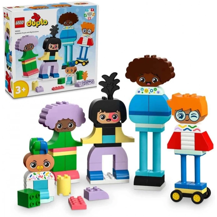 LEGO DUPLO Kasabası İnşa Edilebilen Duygulu İnsanlar 10423-3 Yaş ve Üzeri Çocuklar için Eğitici Oyuncak Yapım Seti (71 Parça)