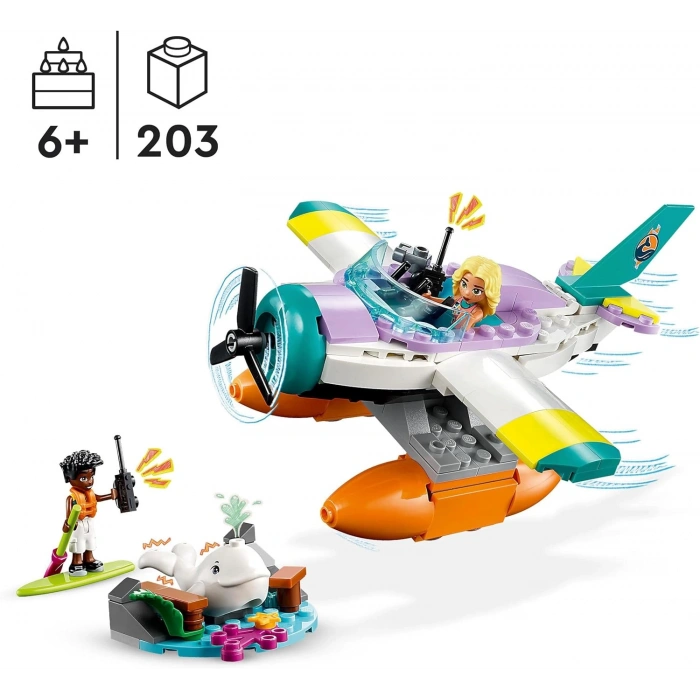 LEGO Friends Deniz Kurtarma Uçağı 41752 (203 Parça)