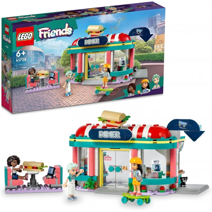 LEGO ® Friends Heartlake Şehir Merkezi Restoranı 41728 - 6 Yaş ve Üzeri için Yapım Seti (346 Parça)