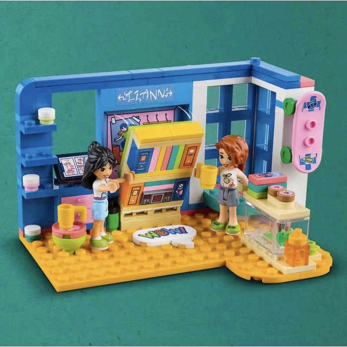 LEGO® Friends Liannnın Odası 41739-6 Yaş ve Üzeri Çocuklar için Yaratıcı Oyuncak Yapım Seti (204 Parça)