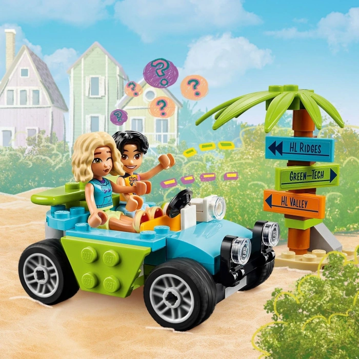 LEGO Friends Meyveli İçecek Plaj Standı 42625-6 Yaş ve Üzeri Çocuklar için Kaplumbağa Figürü İçeren Yaratıcı Oyuncak Yapım Seti (213 Parça)